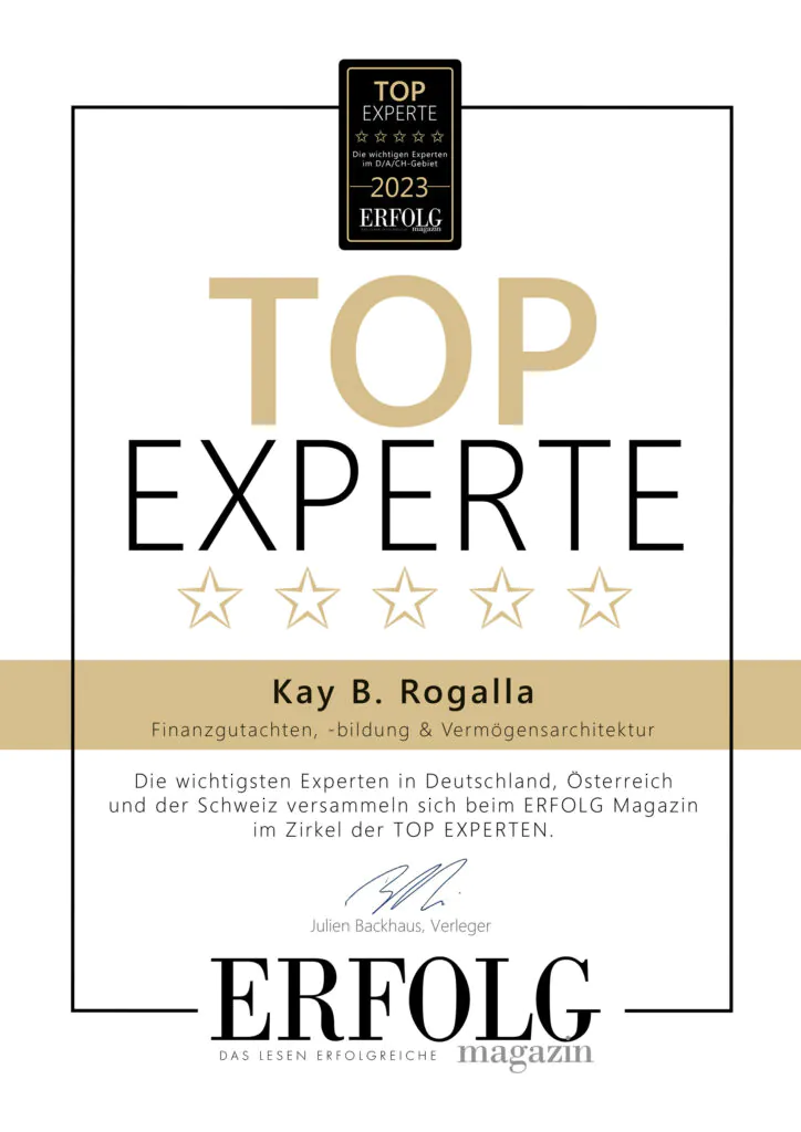 Backhaus Verlag zeichnet Top-Experten Kay B. Rogalla für Finanzgutachten, Finanzbildung & Vermögensarchitektur aus – Kay B. Rogalla Backhaus Verlag zeichnet Top-Experten Kay B. Rogalla für Finanzgutachten, Finanzbildung & Vermögensarchitektur aus – Kay B. Rogalla