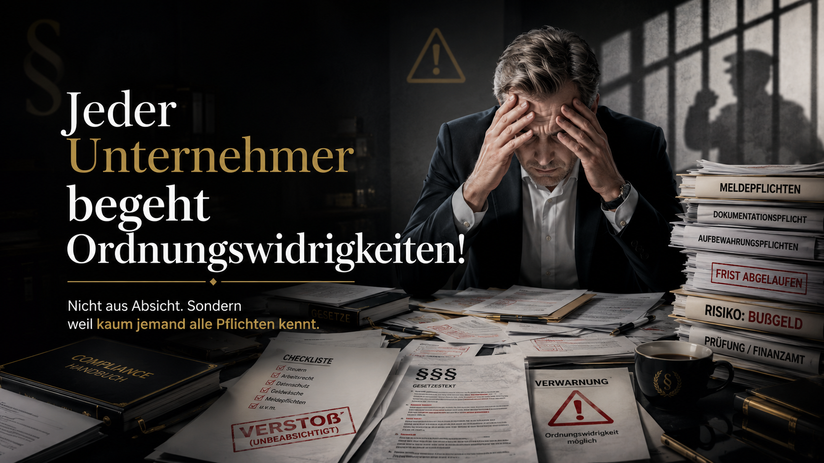 Jeder Unternehmer begeht Ordnungswidrigkeiten! JEDER! – Kay B. Rogalla Jeder Unternehmer begeht Ordnungswidrigkeiten! JEDER! – Kay B. Rogalla