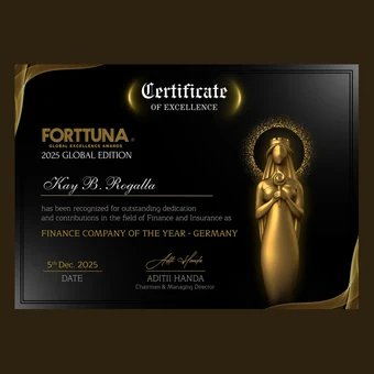 Certificate of Excellence – Forttuna Global Excellence Awards, 5. Dezember 2025
